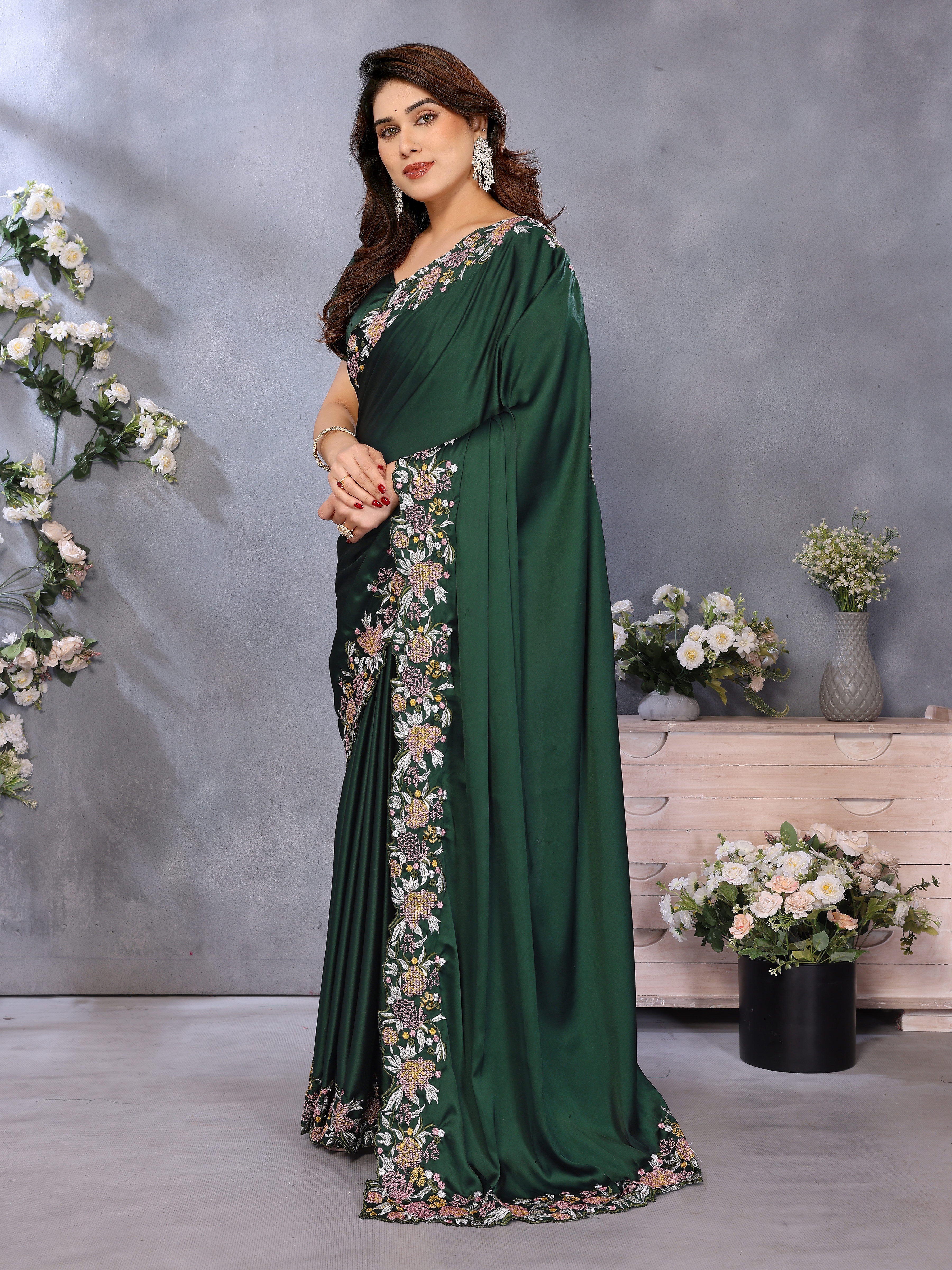 Embroidery With Resham Work