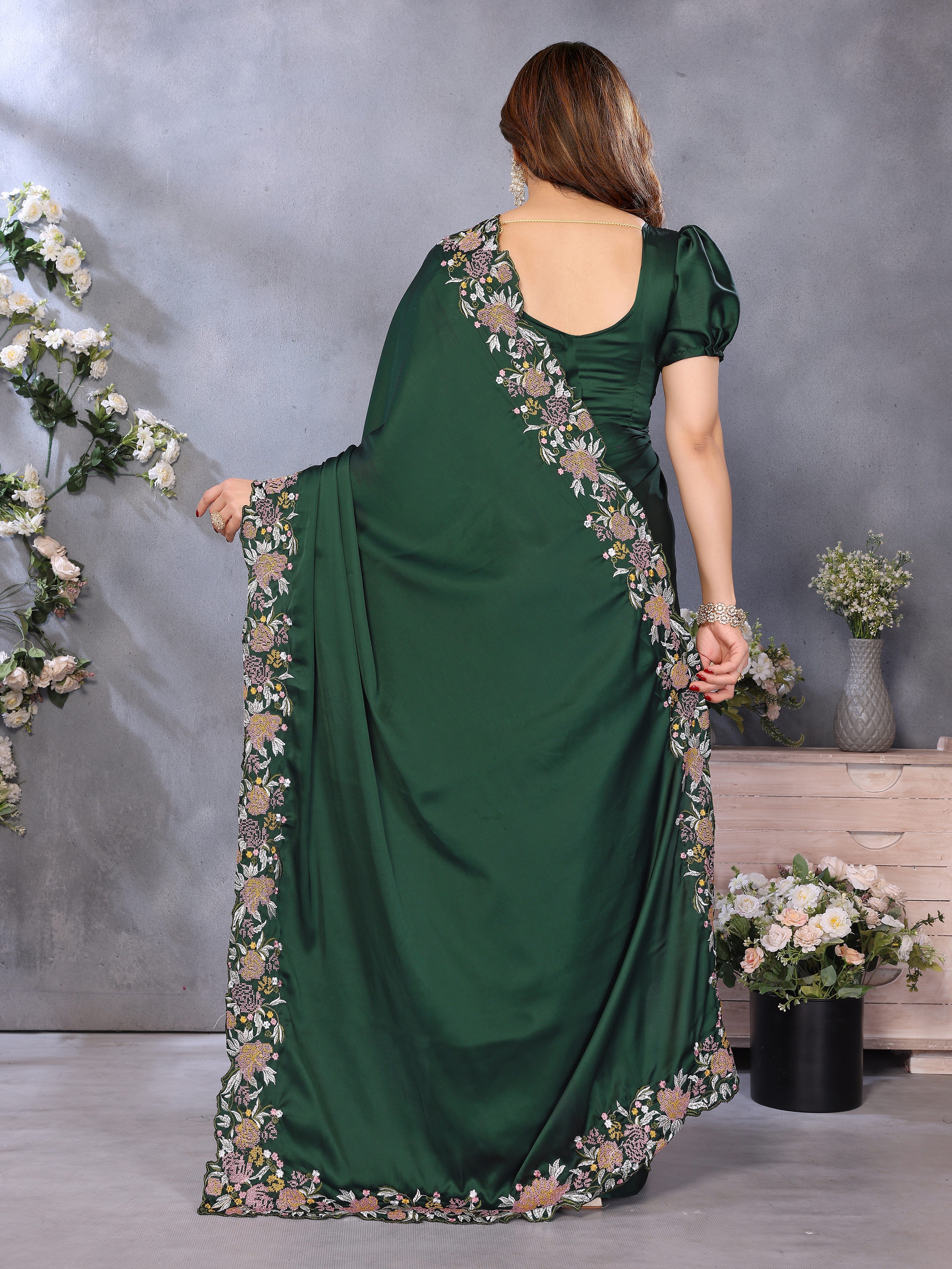 Embroidery With Resham Work