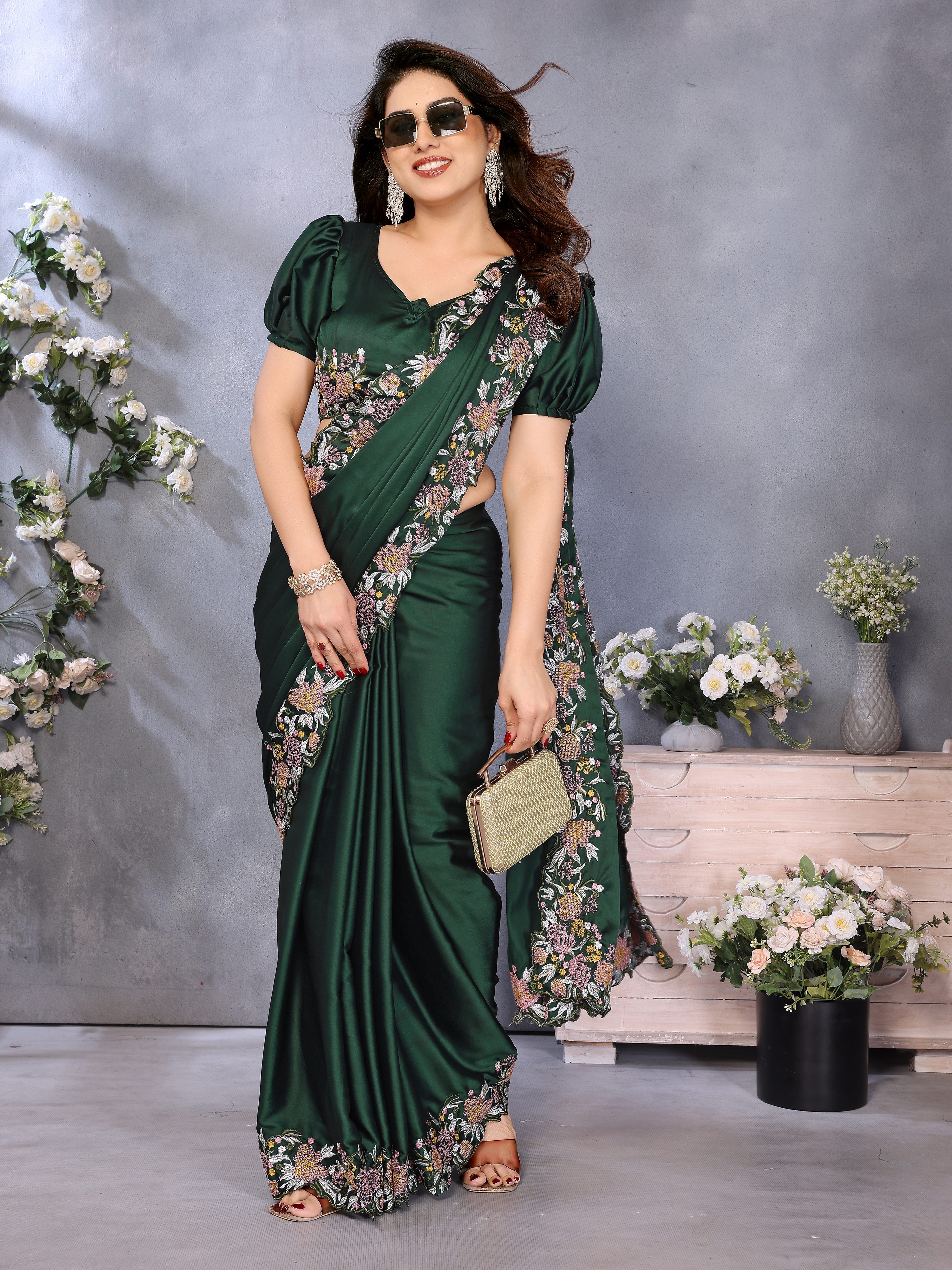 Embroidery With Resham Work