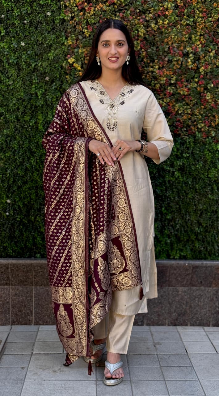 Launching New Designers Kurti Pent Dupatta Set..