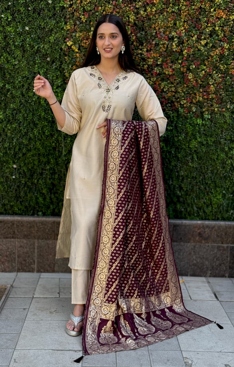 Launching New Designers Kurti Pent Dupatta Set..
