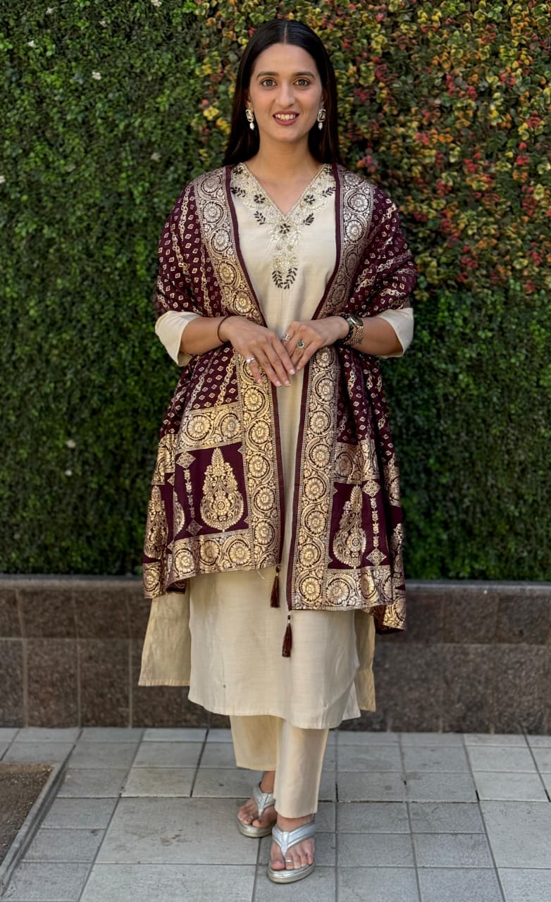 Launching New Designers Kurti Pent Dupatta Set..
